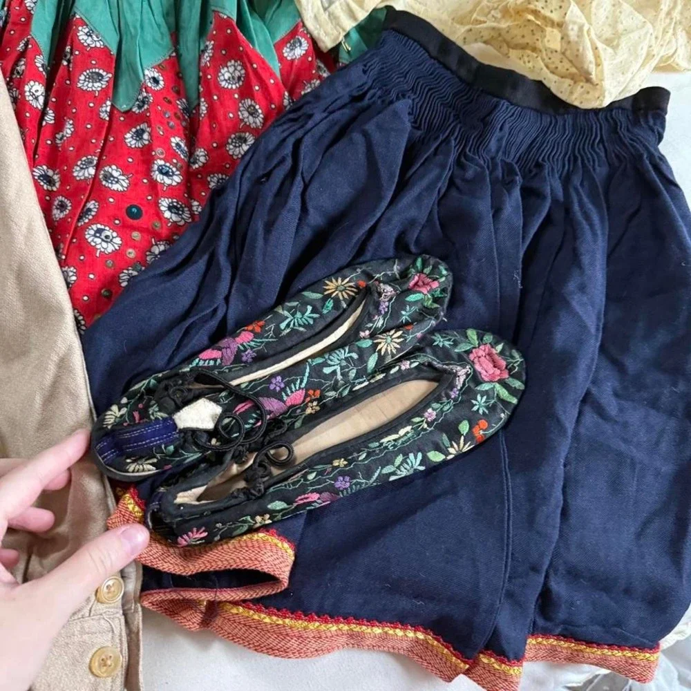 rare antique children's costume lot‎ handmade circa 1940s